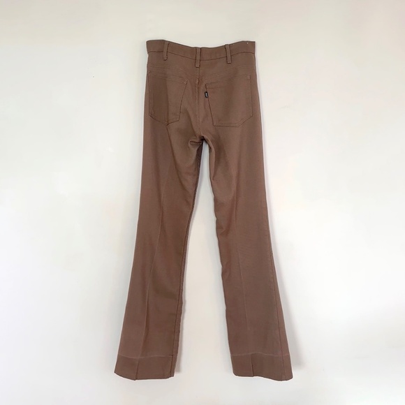 vintage 60s 70s Levi's cotton 517 pants baby flare bell sta-prest 29 fits 27 28 - Picture 2 of 4